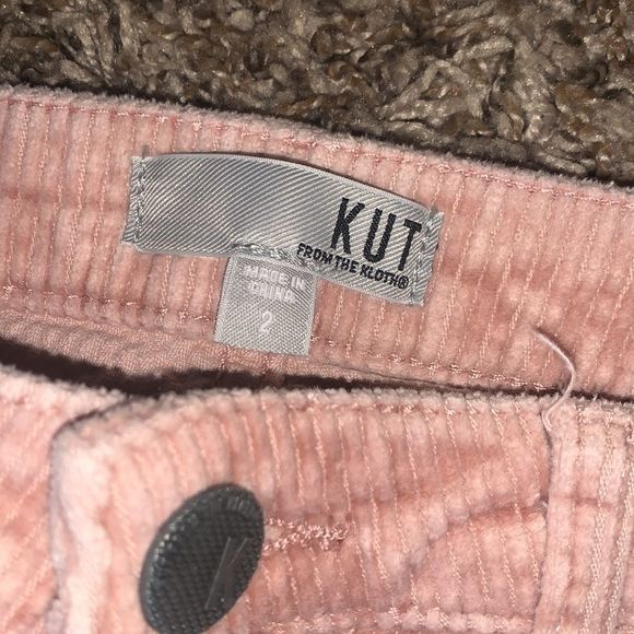 Kut from the cloth pink corduroy pants, size 2. - Picture 4 of 8